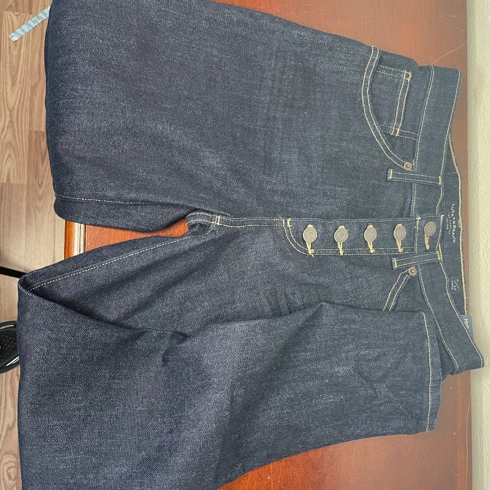 Lucky Brand Women's Bridgette High Rise Skinny Jeans Ankle Button Fly